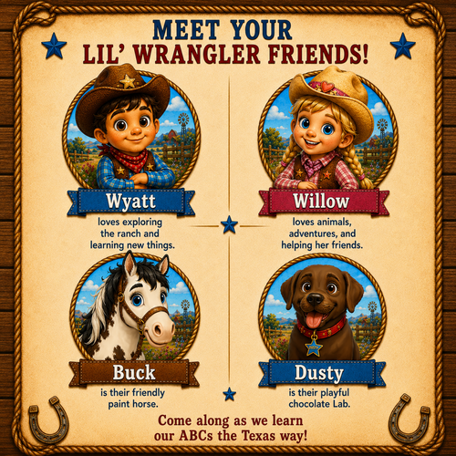 Lil' Wrangler Adventures: Texas Coloring and Activity Book! A 4-in-1 Maze, I Spy, Matching & Coloring Activity Book