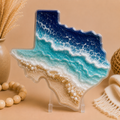 Ocean Dreams Texas I Resin Decor