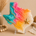 Santa Fe Sunset Texas I Resin Decor