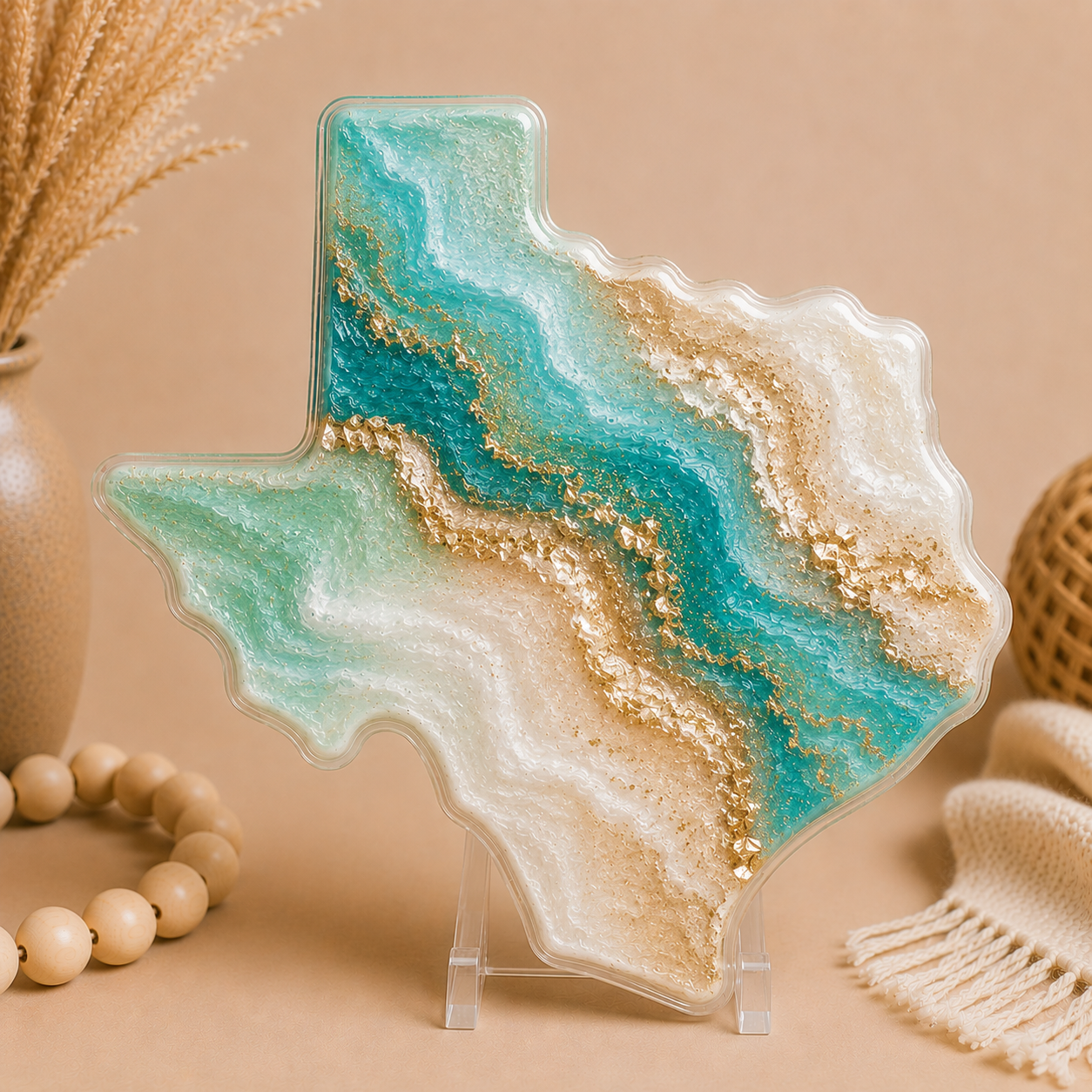 Sea Pearl Texas I Resin Decor