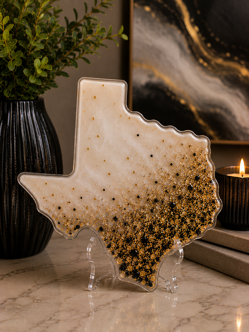 Blue Mirage Texas I Resin Decor